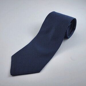 Lauren Ralph Lauren | LRL | 100% Silk Tie | Navy Blue
